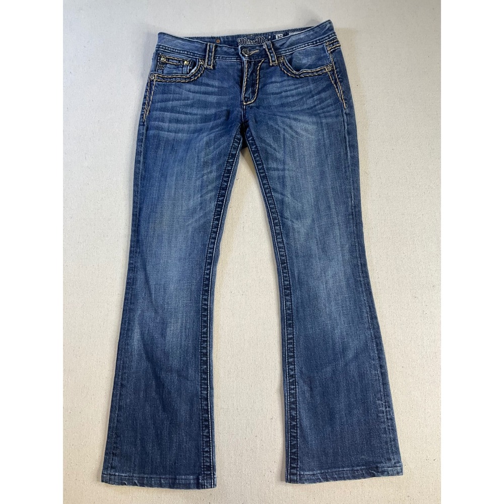 Miss Me Boot Dark Wash Womens Jeans Size 30 JS5014B96